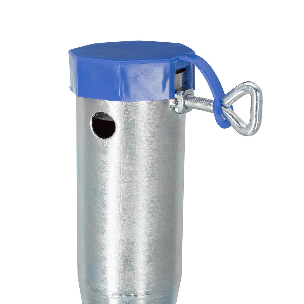 TALNA spona - srebrne barve/modra, kovina/umetna masa (7/56/10cm) - Relaxdays