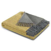 TAGESDECKE Dark Velvet ocker-grau 130 x 170cm - Hellgrün, Textil (130/200cm) - Biederlack