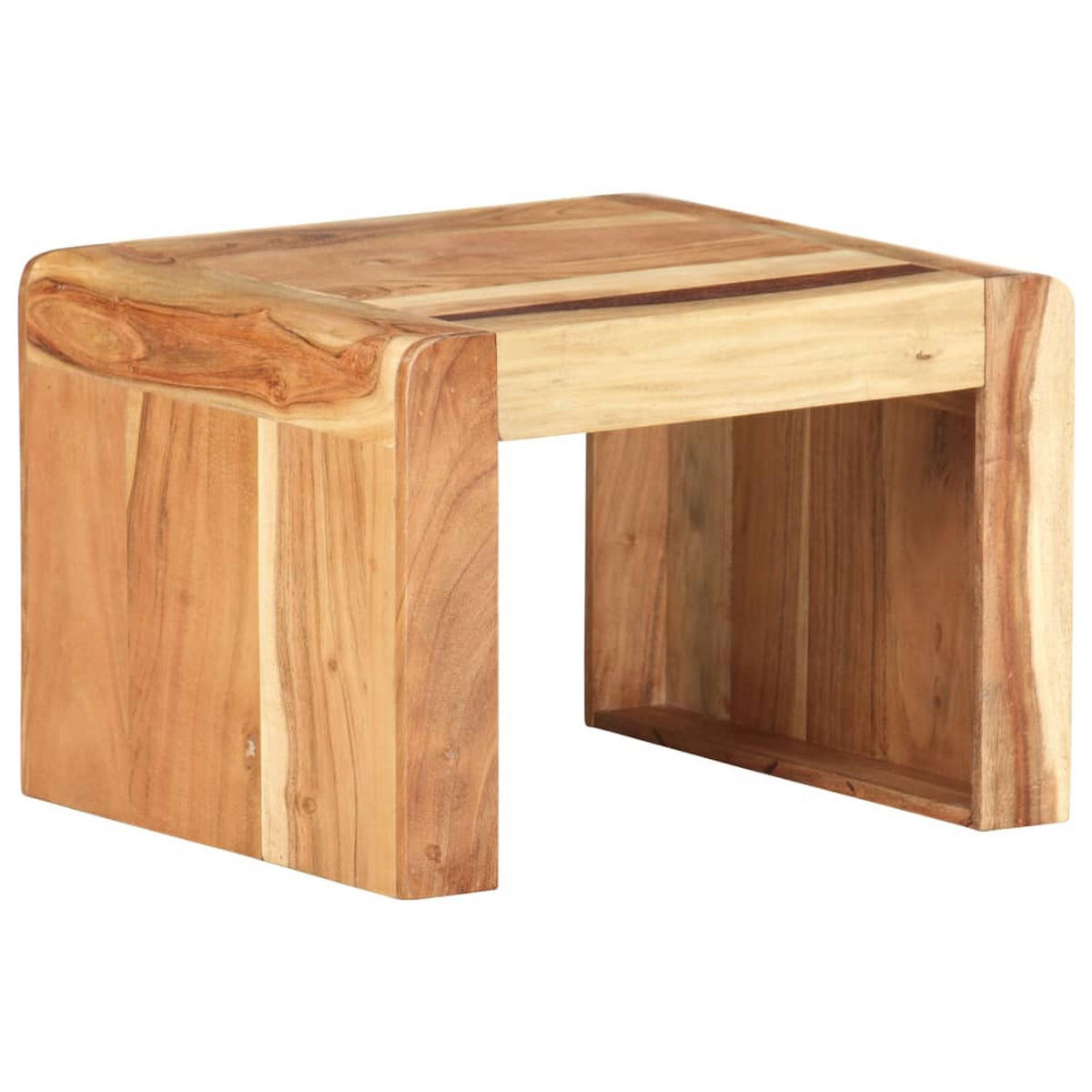 BEISTELLTISCH 43/40/30 Cm Akazie Massivholz - Braun, Holz (43/40/30cm) - vidaXL