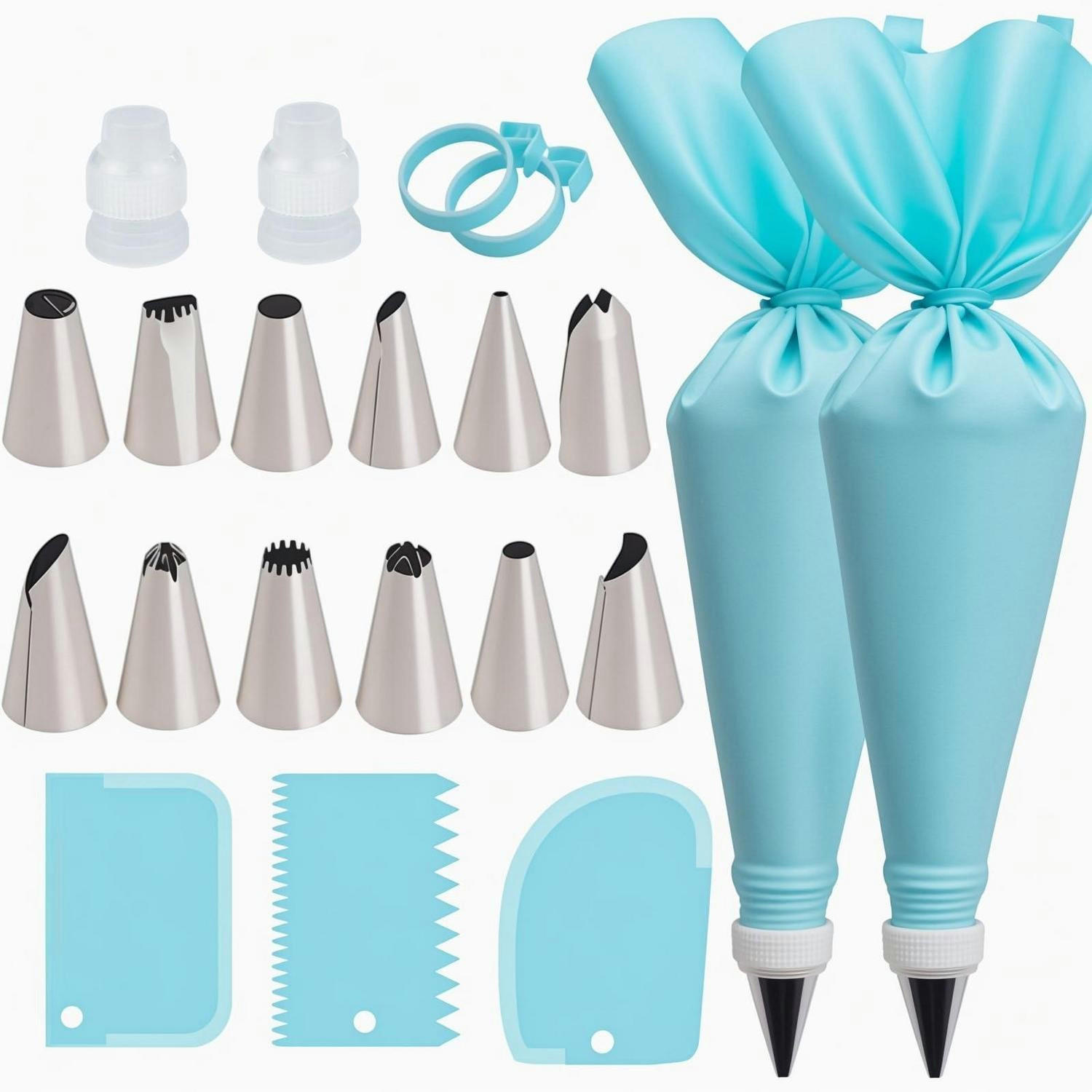 XXXLutz Spritzbeutel-Set Weiß 17x31x31 cm