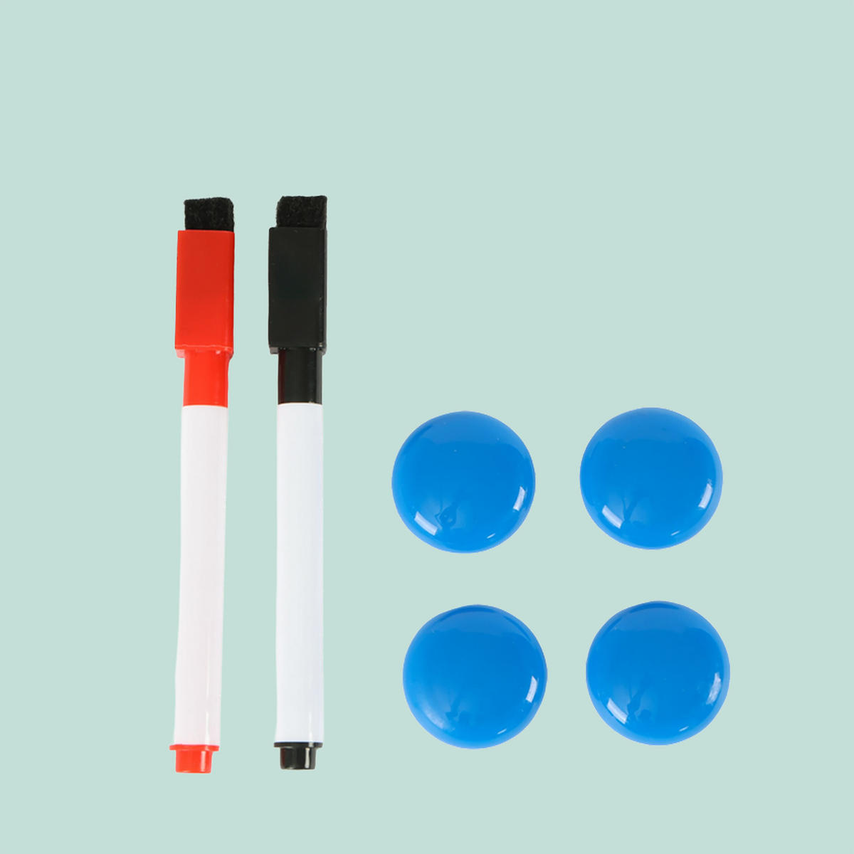 WHITEBOARD - Multicolor, Papier/Metall (30/40/1.5cm) - Relaxdays