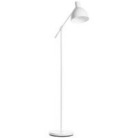 STEHLAMPE höhenverstellbar, 40 W Standlampe exkl. Weiß - Weiß, Metall (30/30/155cm) - HOMCOM