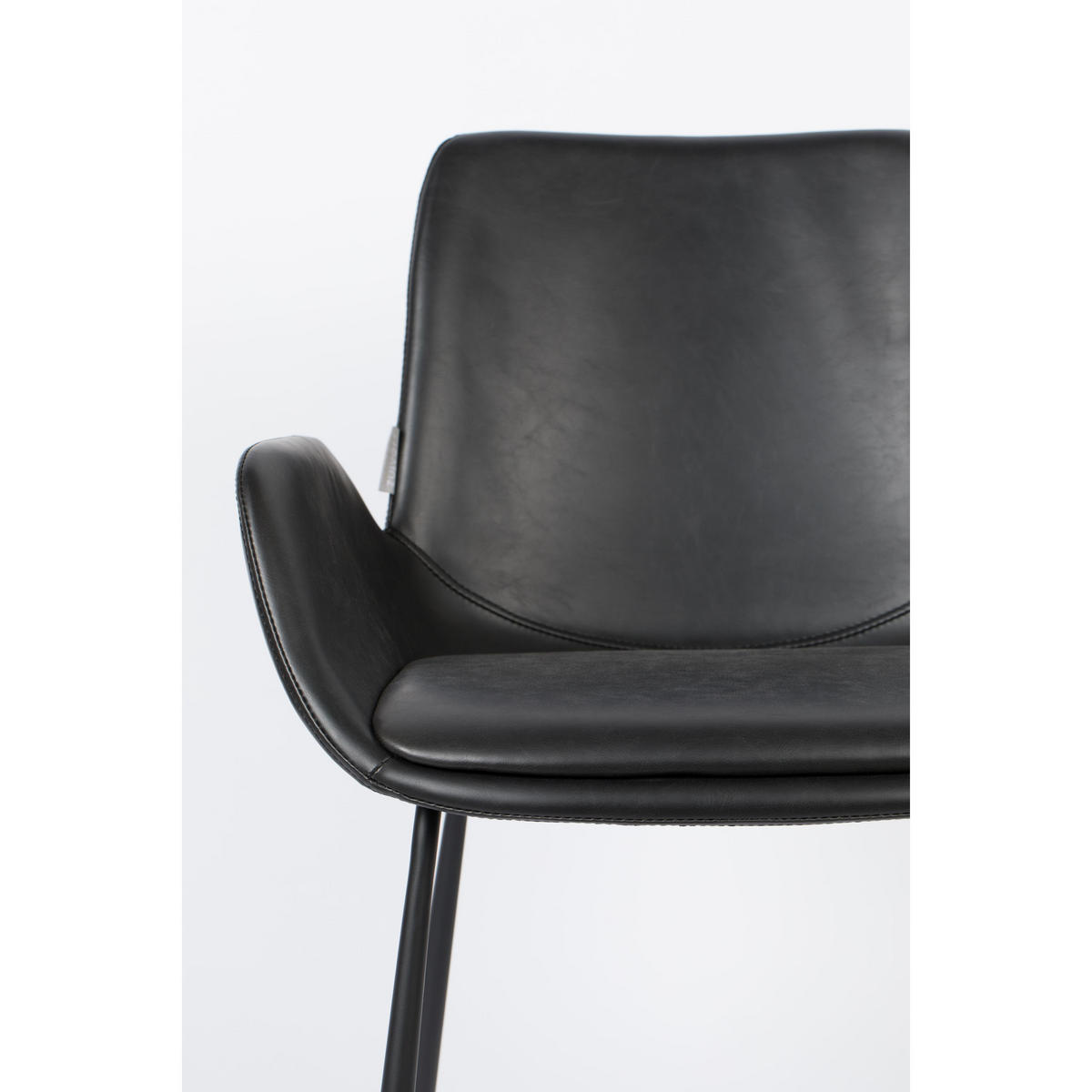 ESSZIMMERSTUHL Brit LL Schwarz - 2 er Set - Schwarz, Kunststoff (59/79/62cm) - Zuiver