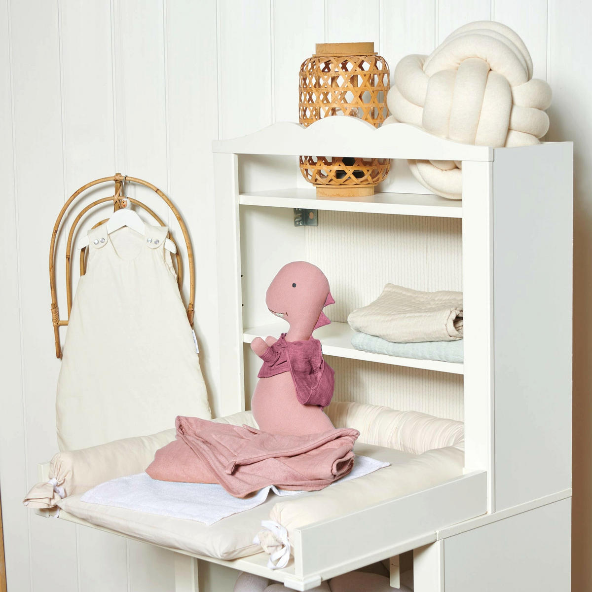 KUSCHELTIER Jersey Dino Mia - Rosa, Textil (28/40cm) - nordic coast company