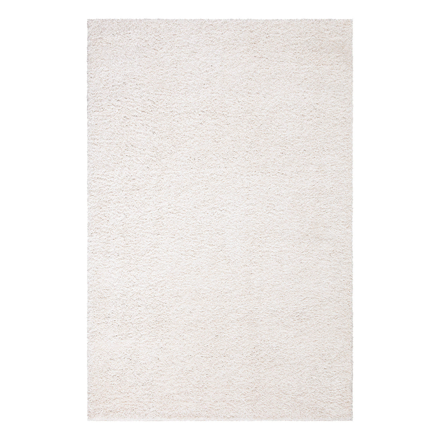 HOCHFLOR-TEPPICH City Shaggy 500 Creme 150x150 cm - Creme, Textil (150/150cm) - carpet city