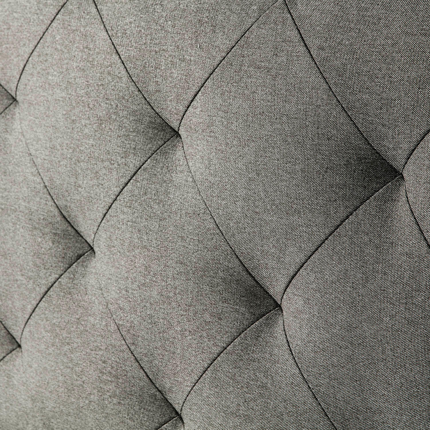 KOPFTEIL 160x60 cm Milan grau - Grau, Textil (8/60/160cm) - VS Venta-stock