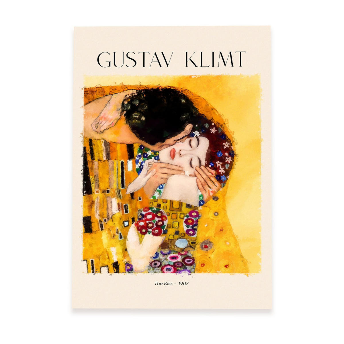 POSTER Der Kuss A3 Rahmenlos - Klar, Papier (29.7/5/42cm) - Nacnic