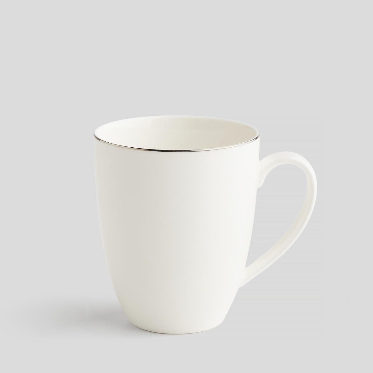 BECHER Plata - Silberfarben, Keramik (0.36L) - home&you