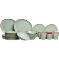 GESCHIRRSET24-TEILIG GESCHIRRSETTrentino 24-teilig - Grün, Keramik (2/2/1cm) - Cosy & Trendy