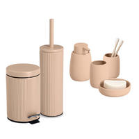 BADACCESSOIRES - Keramik, Mandel, 6-teiliges Set - Altrosa, Keramik (17/25.9/17cm) - Zeller Present