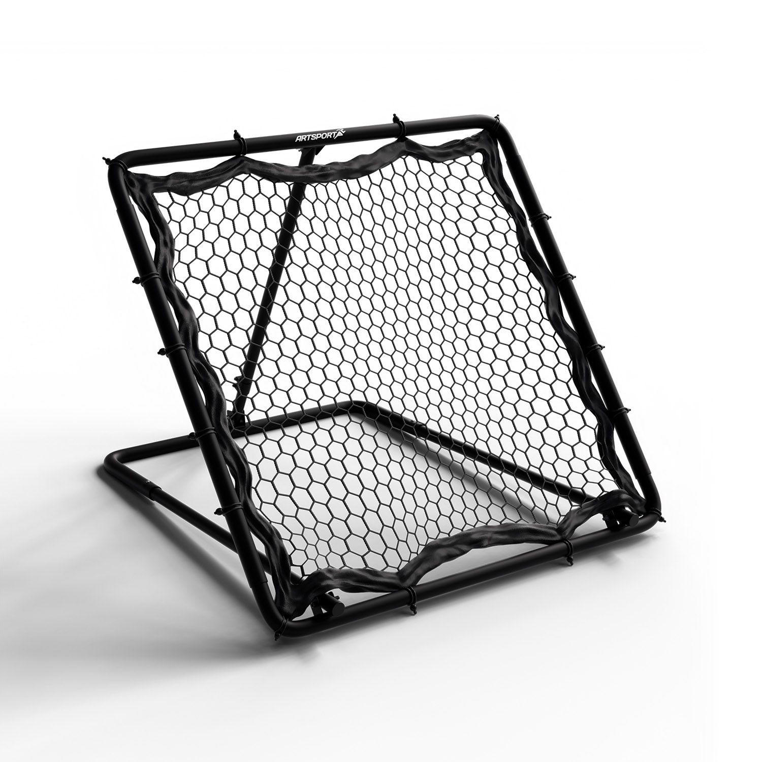 REBOUNDER Fußball 100x100 cm klappbar - Schwarz, Metall (100/97cm) - Artsport