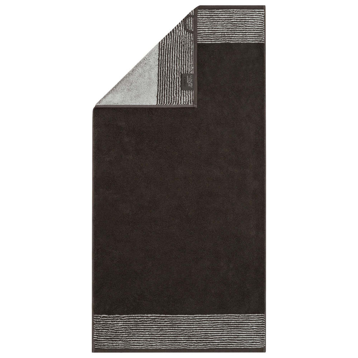 HANDTUCH Frottee in Grau 50 x 100 cm - Anthrazit, Naturmaterialien (100/50cm) - Cawoe