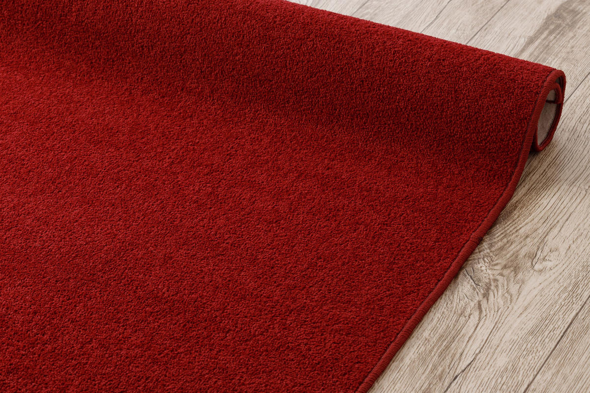 LÄUFERBODEN ETON 100/150 cm - Rot, Textil (100/150cm) - rugsX
