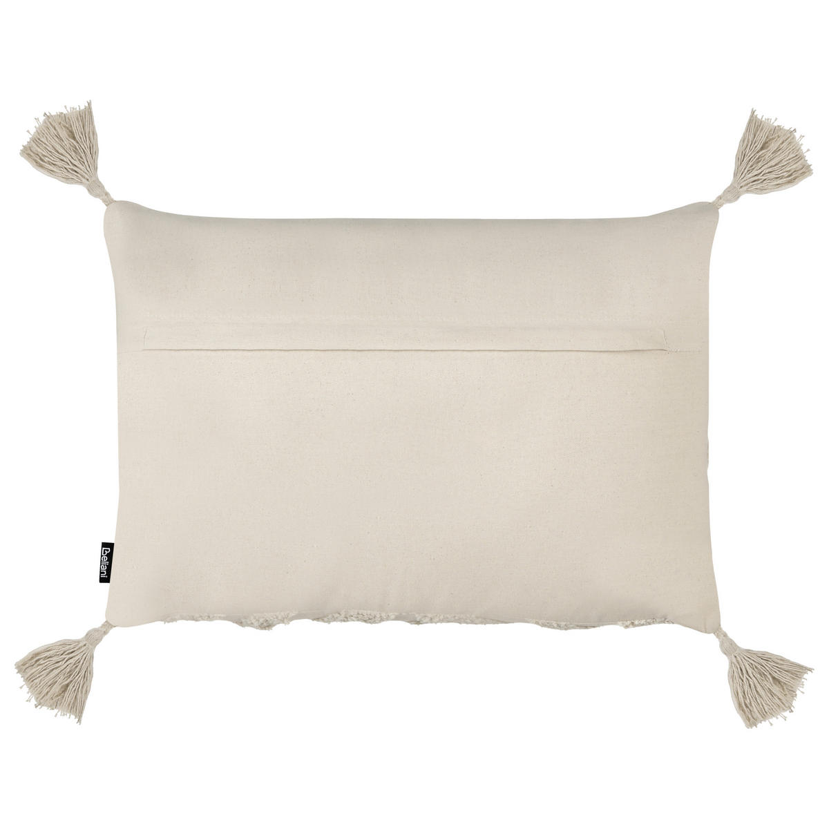 DEKOKISSEN Beige 40/60 cm Crataegus - Beige, Textil (60/40/10cm) - Beliani