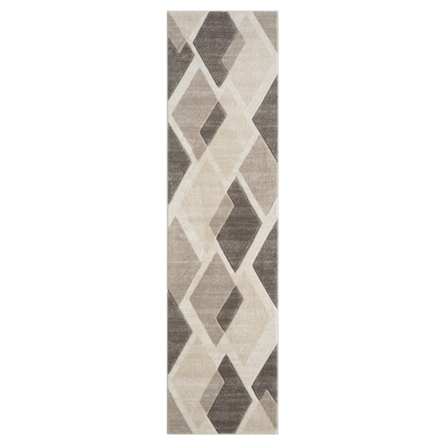KURZFLOR-TEPPICH Bonito 7167 Braun 80x300 cm - Braun, Textil (80/300cm) - carpet city