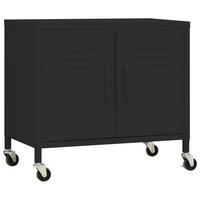 MEHRZWECKSCHRANK Myers 56/35/60 cm - Schwarz, Metall (56/60/35cm) - Nettlife