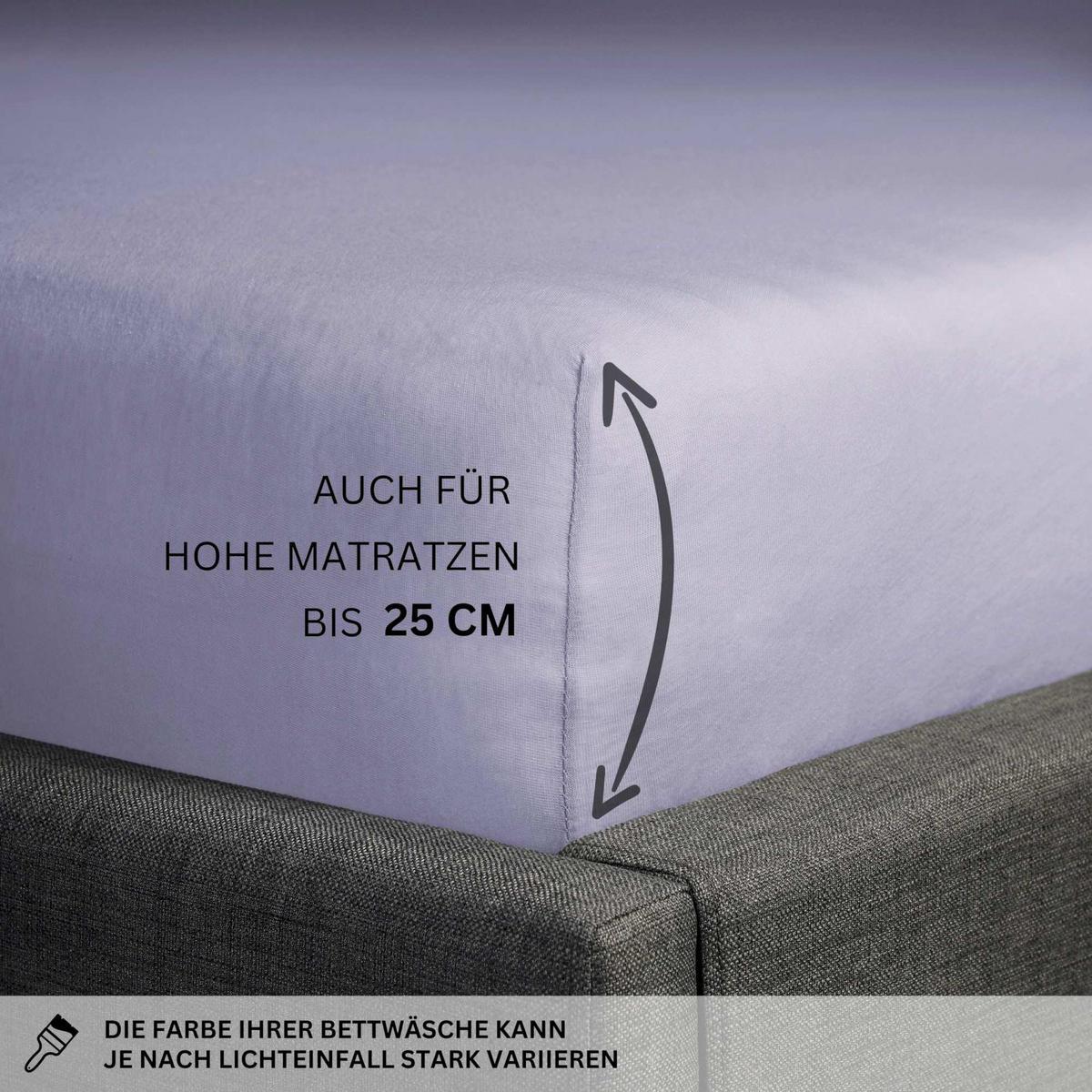 NAPÍNACIE prestieradlo FLAT - biela, textil (200/200cm) - Schöner Wohnen