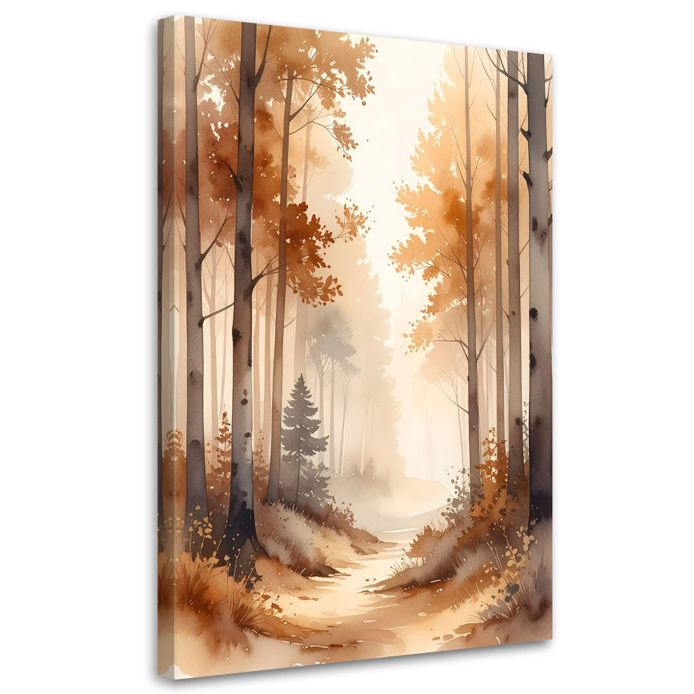 LEINWANDBILD Natur und Botanik 80x120cm - Beige, Textil (80/120cm) - Feeby