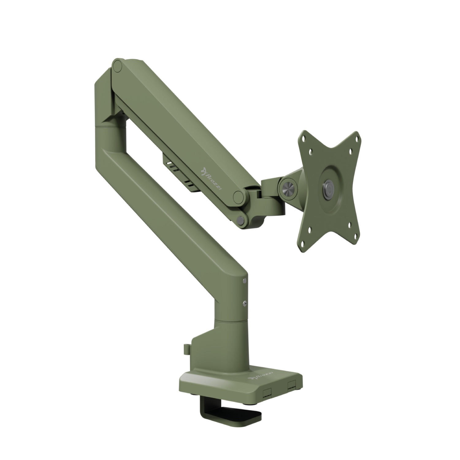 MONITORARM Alzare Neo Single Waldgrün - Waldgrün, Metall (51/10/50cm) - Arozzi