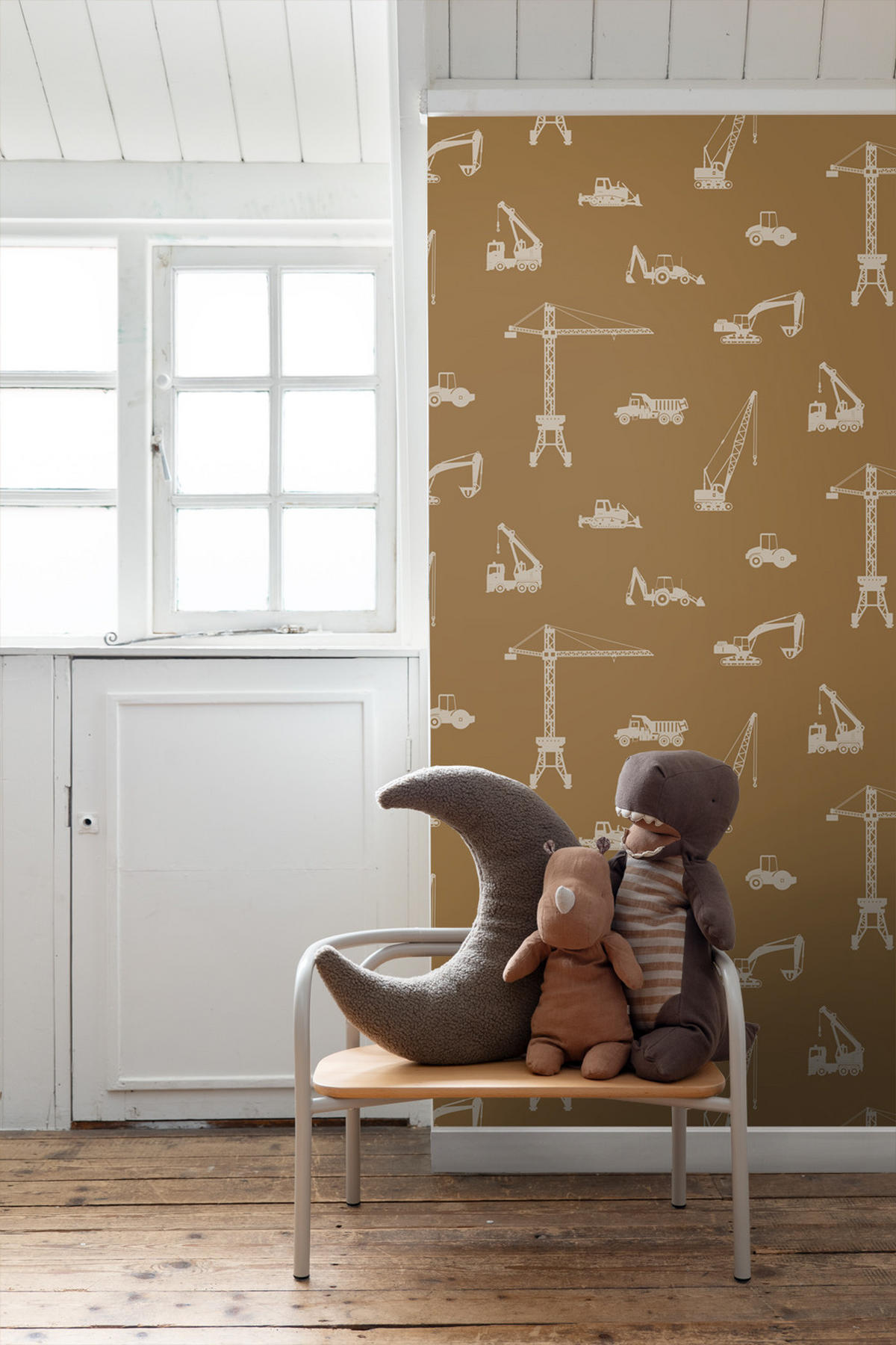 TAPETE Fahrzeuge 53 cm x 10.05 m - Gelb, Papier (53/0.1cm) - ESTAhome