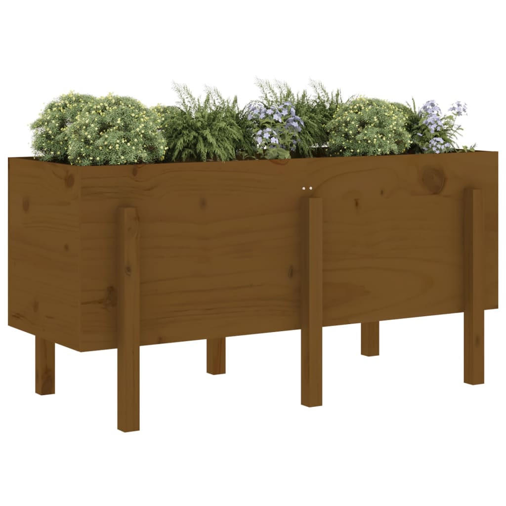 Thumbnail - furnicato Hochbeet, Dunkelbraun, Holz, Rechteckig, 50x57x121 cm, Gartenzubehör, Hochbeete