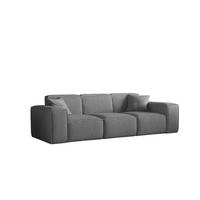 SOFA Celes Premium 3-sitzer Ascot Bukla - Graphitfarben, Holzwerkstoff/Textil (225/73/88cm) - Fun Möbel