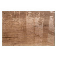 GLASPLATTE für Kamin 120x80 cm - Braun, Glas (120/80/0.4cm) - TULUP