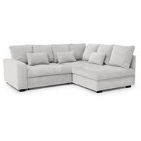 ECKSCHLAFSOFA Ramo mit Bettkasten, Topper gratis, Beige, rechts - Beige/Schwarz, Textil (229/190cm) - Beautysofa