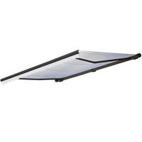 KASSETTEN-MARKISE MIT VOLANT Cremeweiß, Anthrazit - Anthrazit/Weiß, Textil (450/23/300cm) - MCW