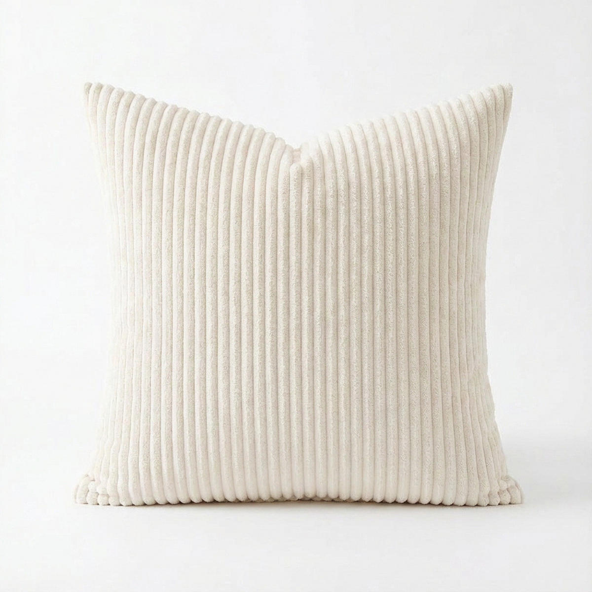 KISSENBEZUG in Unifarbe - 45 x 45 cm - Ecru (2er-Pack) - Ecru, Textil (45/45cm)