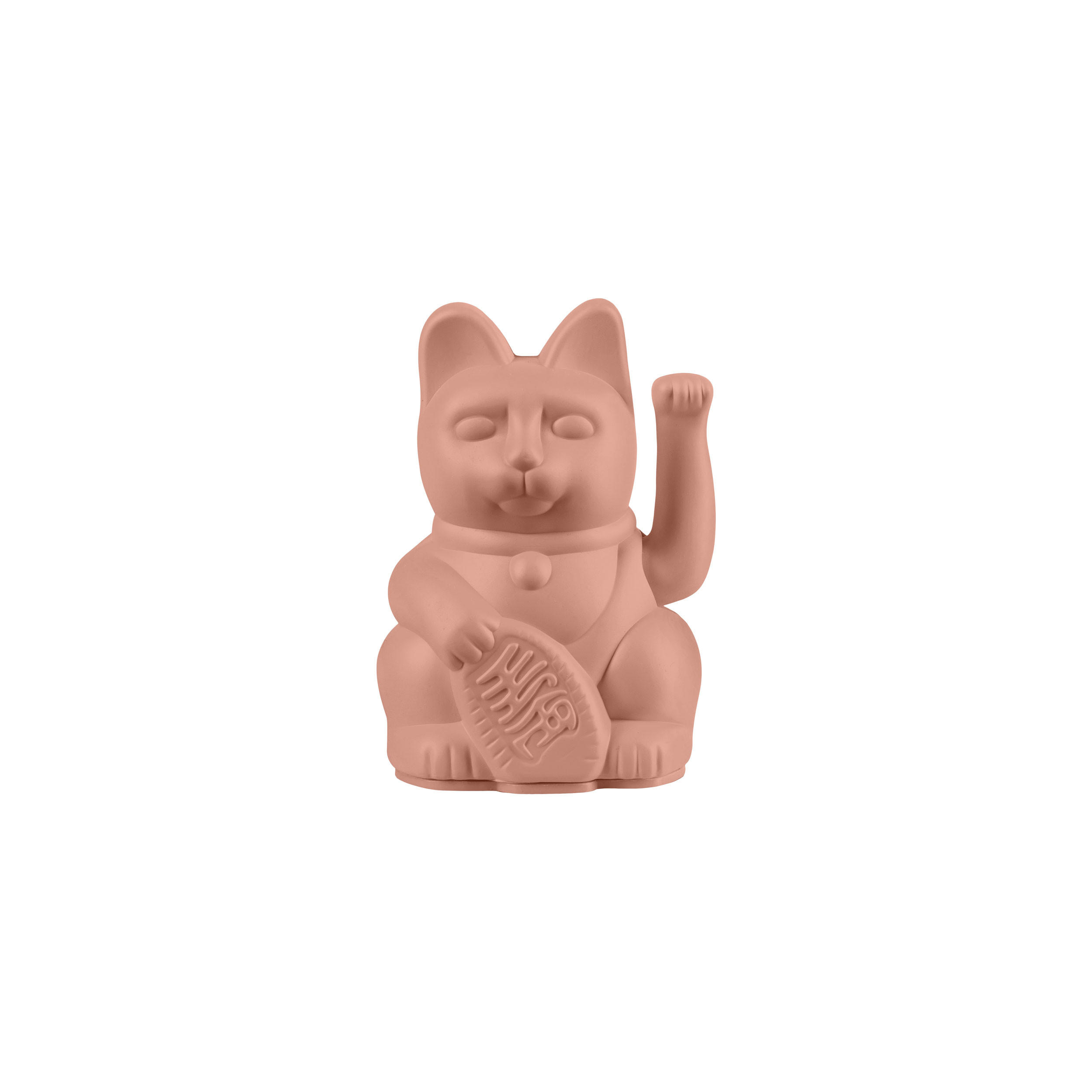 WINKEKATZE Lucky Cat Mini Maneki Neko, Kunststoff, Pink, 10 cm - Rosa, Kunststoff (5/10/6cm) - Donkey Products