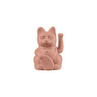 WINKEKATZE Lucky Cat Mini Maneki Neko, Kunststoff, Pink, 10 cm - Rosa, Kunststoff (5/10/6cm) - Donkey Products