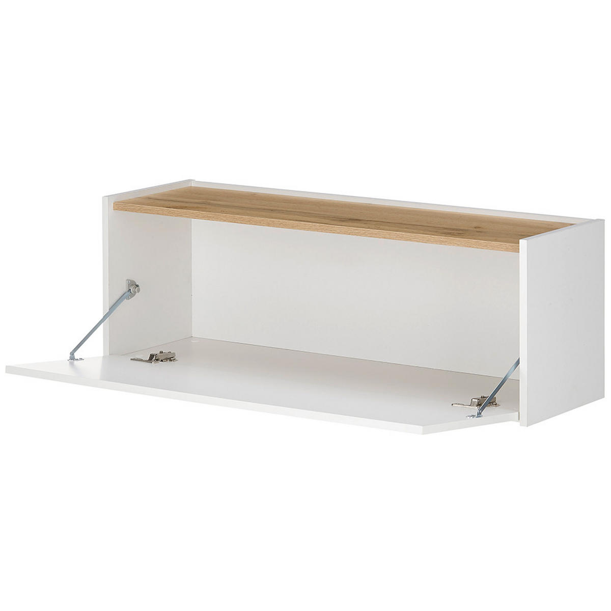 HÄNGESCHRANK Crisp-61 - Weiß, Holzwerkstoff (100/35/30cm) - Lomado