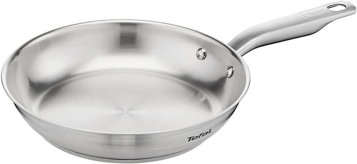 BRATPFANNE Virtuoso E49206 Silber 28cm - Silberfarben, Metall (31/31/7cm) - Tefal