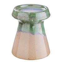 KERZENHALTER Seventies - Beige, Keramik (10/12/10cm) - Butlers