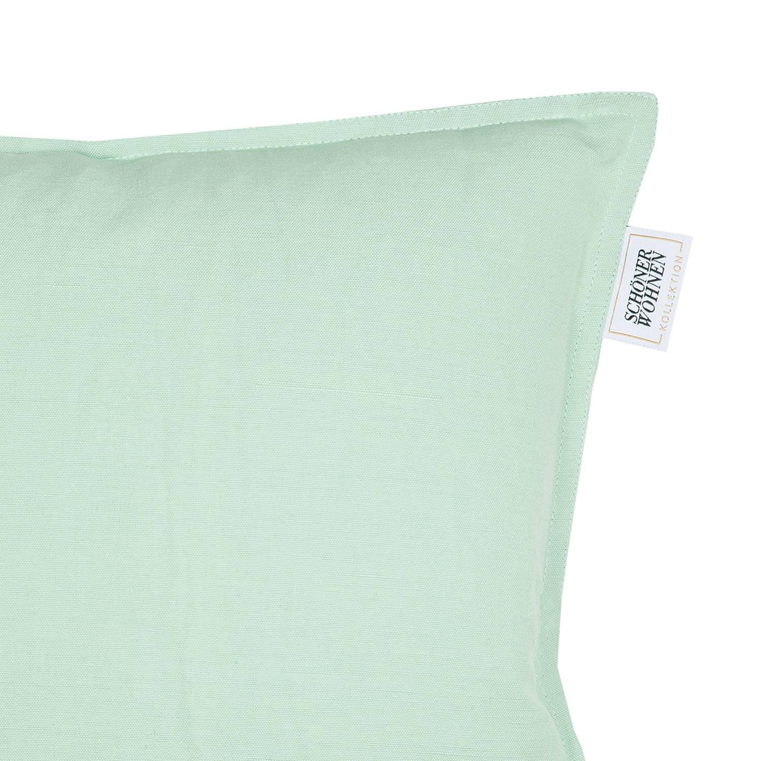 KISSENHÜLLE FÜR DEKOKISSEN LINO - Mintgrün, Textil (38/38cm) - Schöner Wohnen