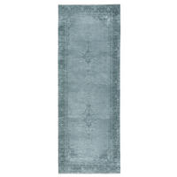 VINTAGE-TEPPICH Silber 80X195cm - Silberfarben, Textil (80/195cm) - Tesso Living