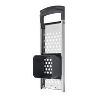SPÄTZLEHOBEL Kiki Edelstahlfarben/Dunkelgrau - Dunkelgrau, Metall (33/11cm) - Mömax