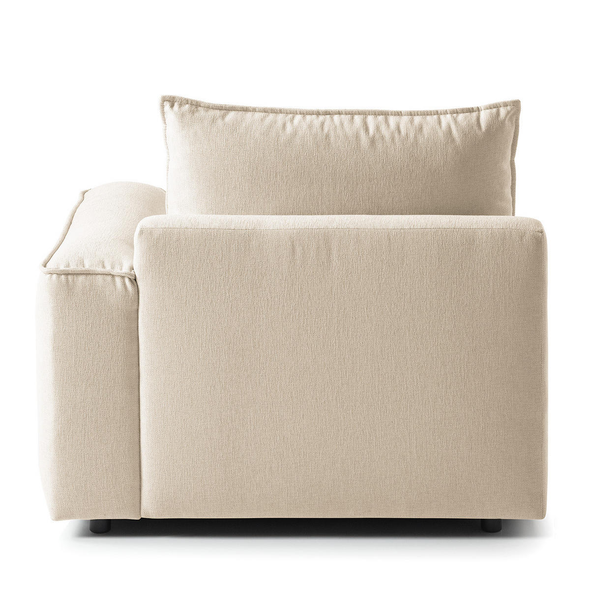 MODULSESSEL - Beige, Holz/Textil (104/82/99cm) - home24