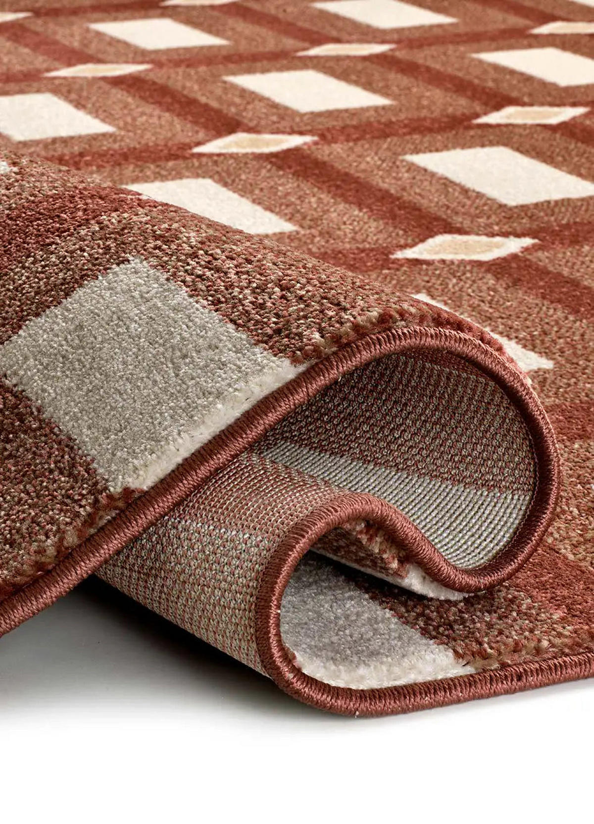 KURZFLORTEPPICH Kupfer / Beige Astra 80/150 cm - Beige/Kupferfarben, Naturmaterialien/Textil (80/150cm) - Atticgo