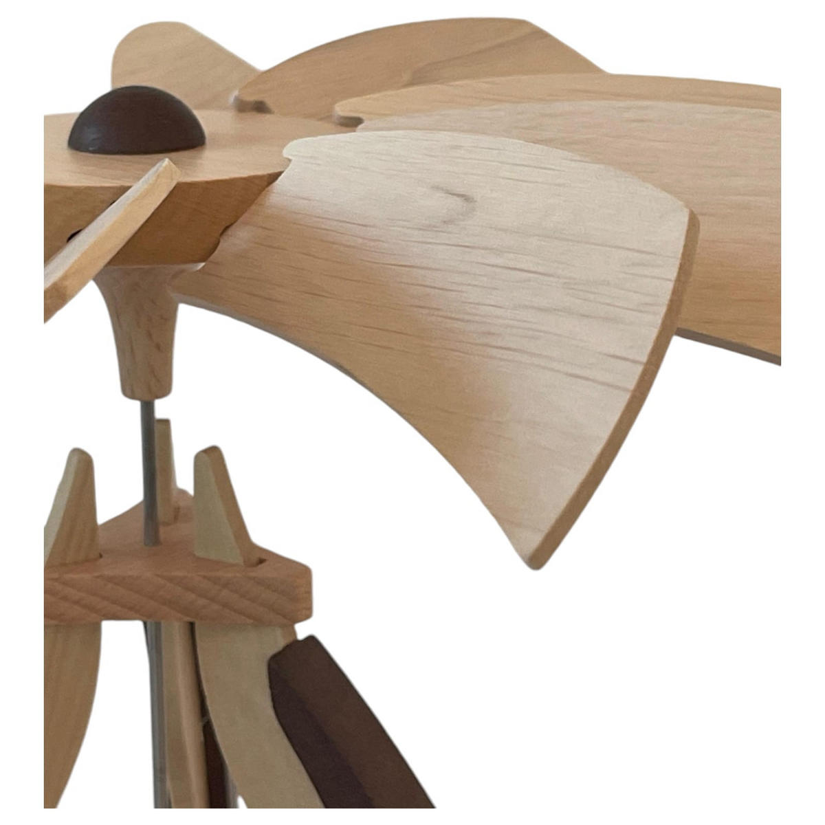 PYRAMIDE Dresdner Frauenkirche für 6 Teelichter 27/27/36 cm - Multicolor, Holz (27/36/27cm)
