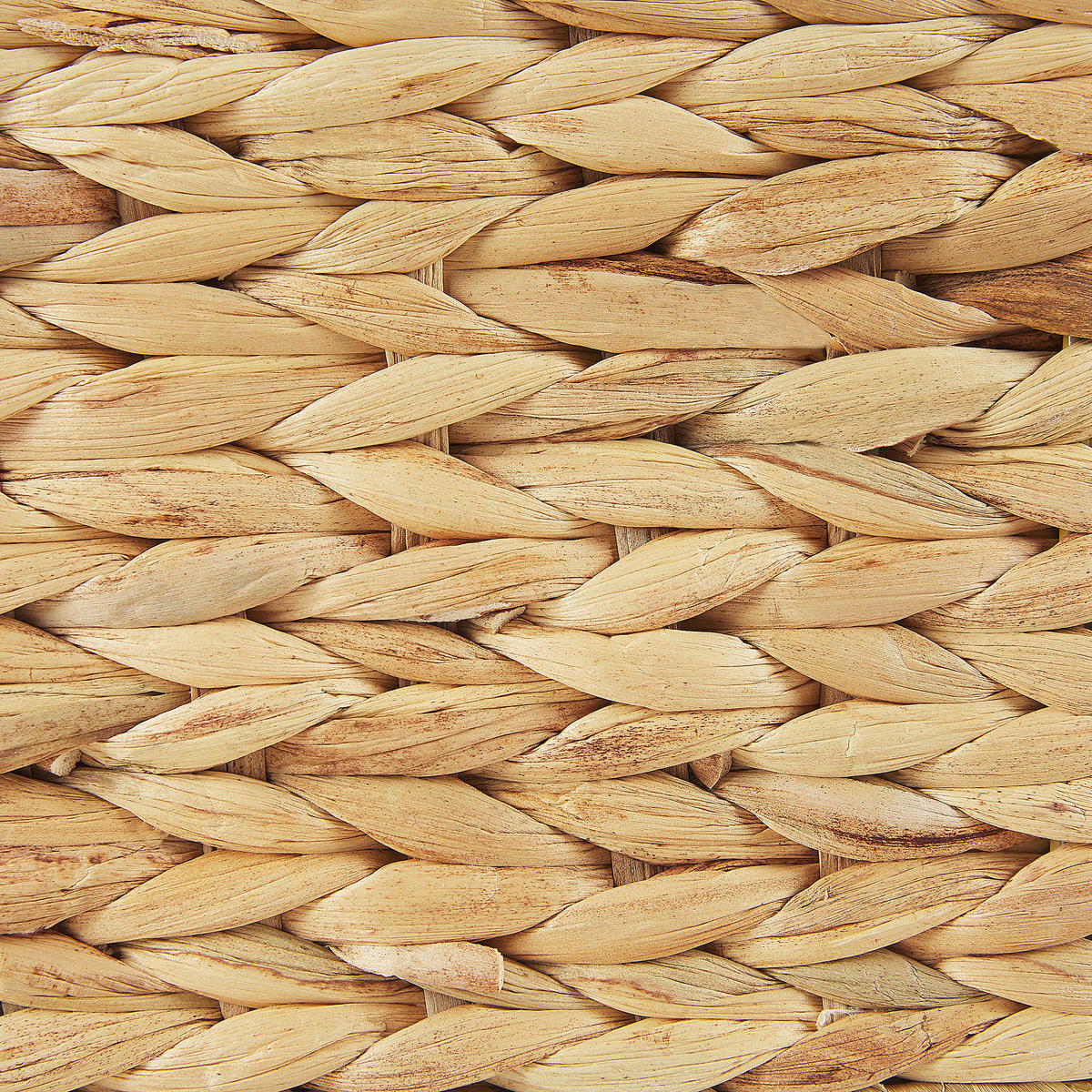 BLUMENTOPF sandbeige rechteckig 80/20/18 cm Kawala - Beige, Naturmaterialien (20cm) - Beliani