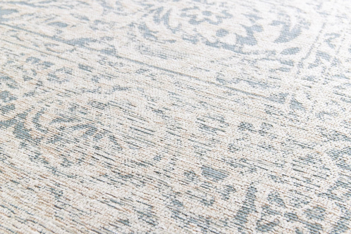 TEPPICH gewebt Jute Chenille blau - Blau, Textil (120/170cm) - AFK Living