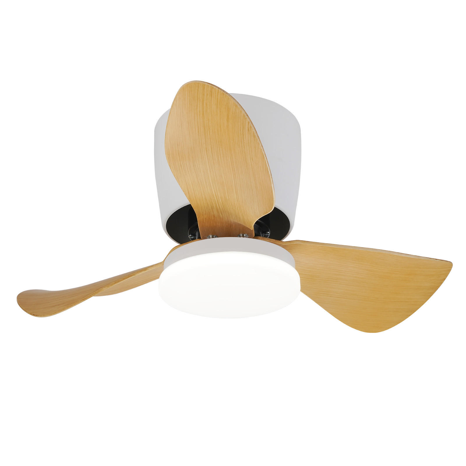 DECKENVENTILATOR Lorven 70/70/25 cm - Weiß, Metall (70/70/25cm) - ZMH