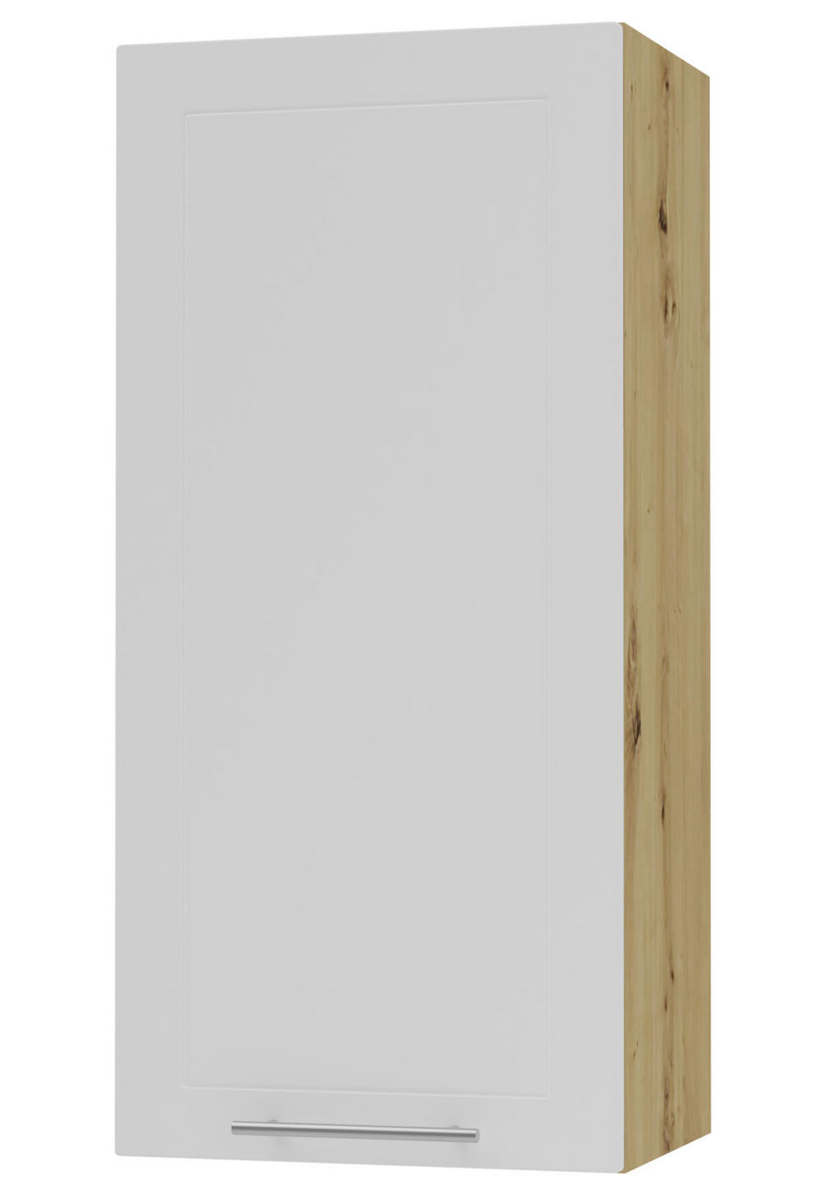 KÜCHENHÄNGESCHRANK Kvantum W4/45 Weiß Matt / Eiche Artisan Matt 45 / 32,5 / 96cm - Eiche Artisan/Weiß, Holz/Holzwerkstoff (45/96/32.5cm) - Feldmann-Wohnen