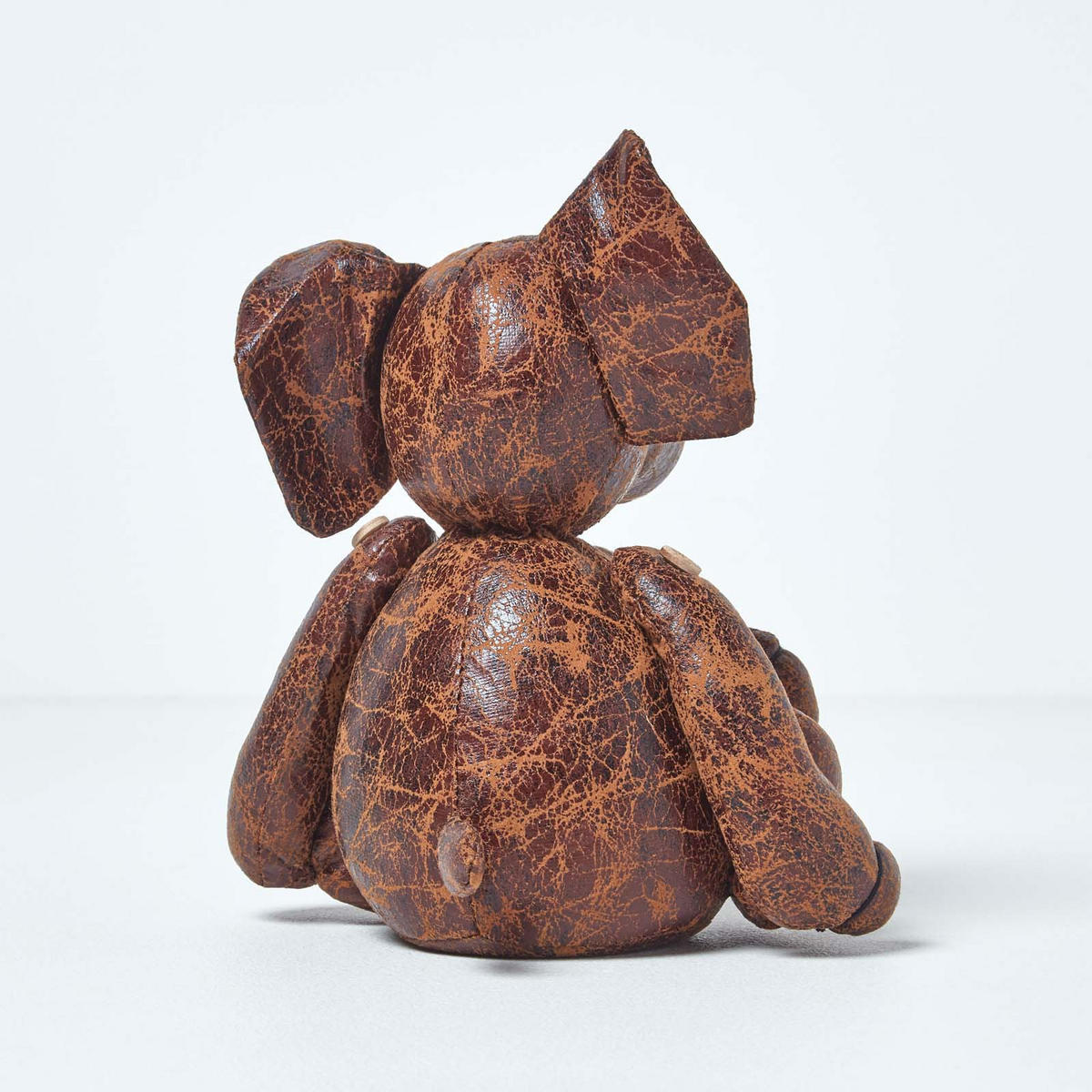 TÜRSTOPPER Elefant - Braun, Kunststoff (13/32cm) - Homescapes