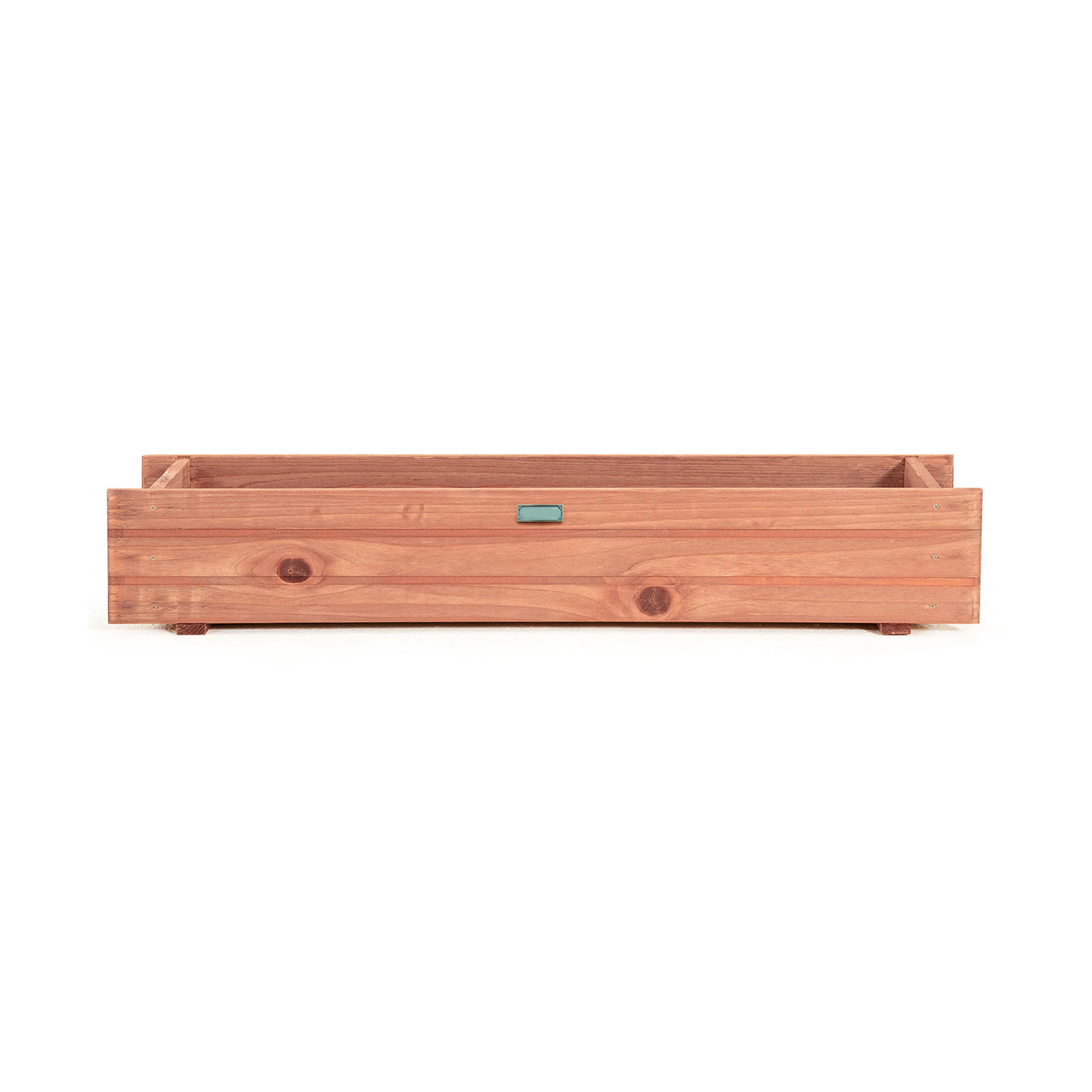 HOCHBEET Braun - Braun, Holz (18/16/91.5cm) - COSTWAY