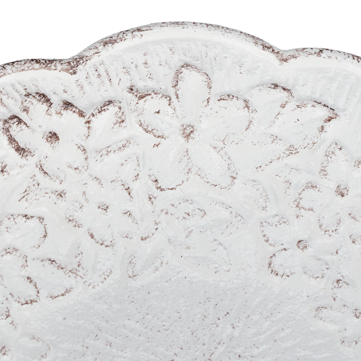 VOGELTRÄNKE - Weiß, Metall (20/40/18cm) - Relaxdays