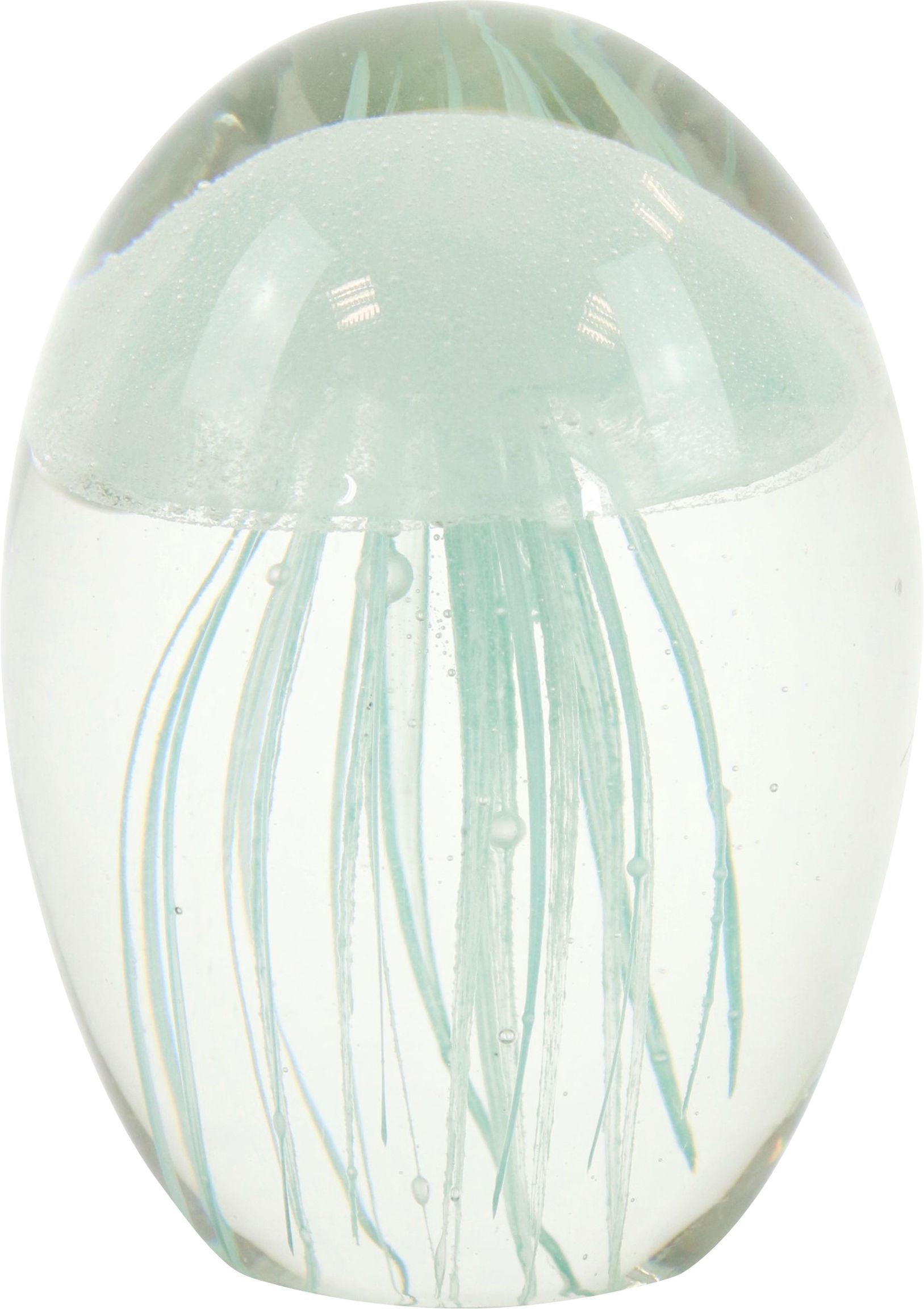 BRIEFBESCHWERER Medusa Mint - Mintgrün, Glas (9/12.5/9cm) - FURNARO