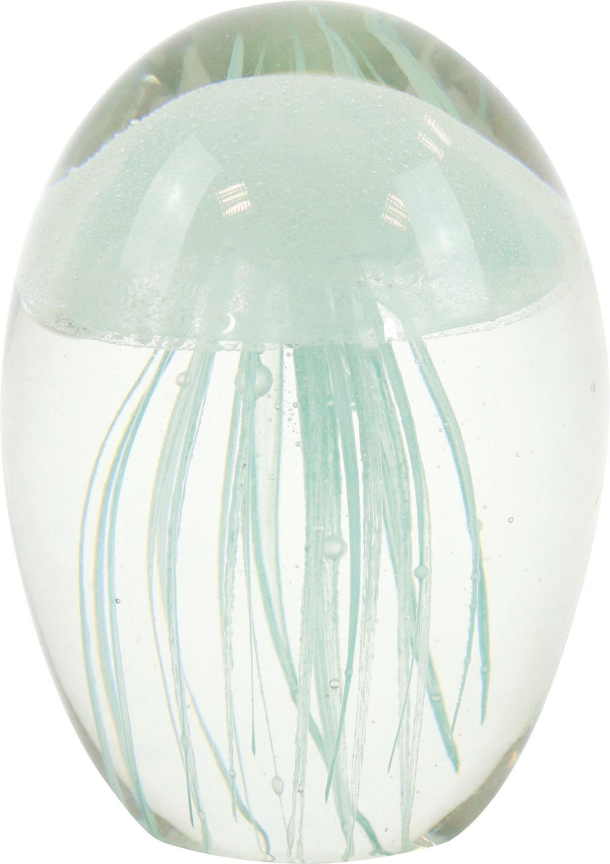 BRIEFBESCHWERER Medusa Mint - Mintgrün, Glas (9/12.5/9cm) - FURNARO